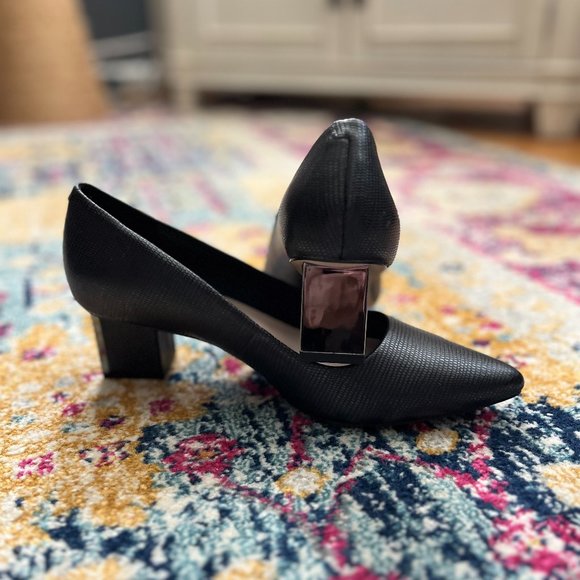 NIB Nine West Davida Block Heel Pumps - Picture 1 of 11